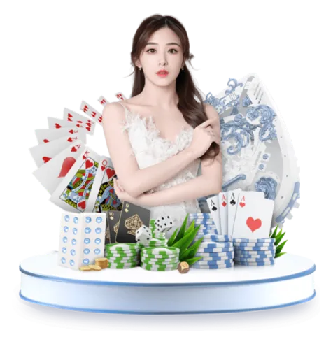 Bàn chơi Blackjack với các lá bài và chip cá cược